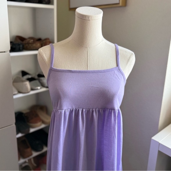 Beautiful Lavender Light Purple Strap Mini Dress Size Medium - Picture 2 of 5